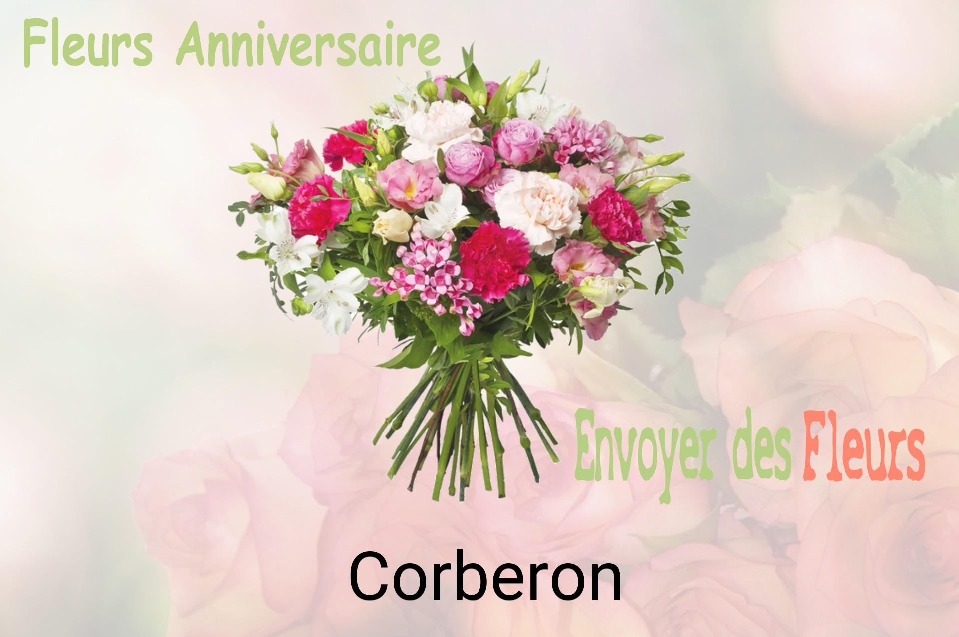 Bouquet de fleurs d’anniversaire livré à Corberon